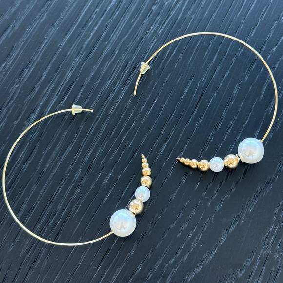 Jules Smith Pearl Threader Earrings - Picture 3 of 3